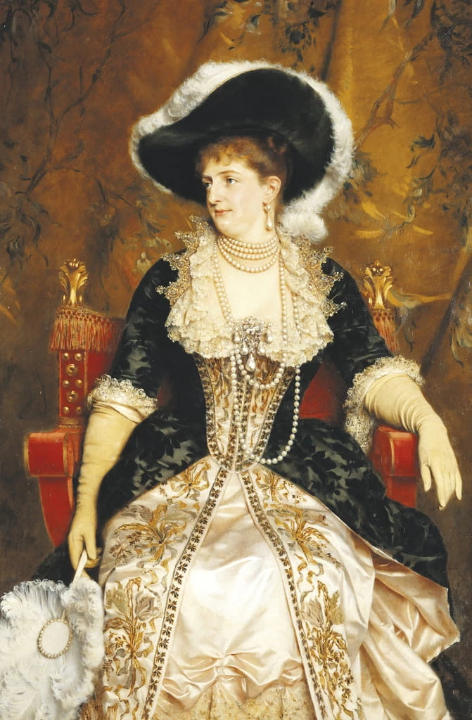 Ritratto della regina Margherita, 1884 - Castel Porziano